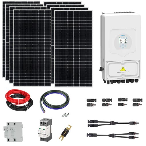 5kW hibrid napelemes rendszer (szigetüzemű 48V) - Ardax - Deye 5 v2